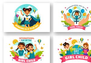 10 International Day of the Girl Child Illustration