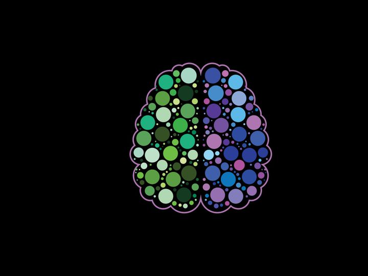 Modern and simple logo design for a brain, Brain logo icon sign symbol.