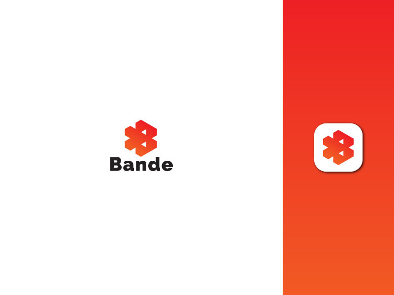 Lettermark Logo - Letter B Logo - Gradient Logo - Business Logo Design