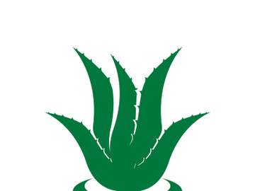 Aloe Vera logo icon design symbol beauty skin care preview picture