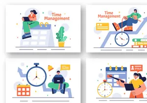 15 Time Management Planning Illustration