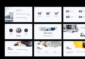 LINEO - Minimal Animated Google Slide Template