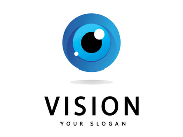 Vision eye Vector logo vector design preview picture