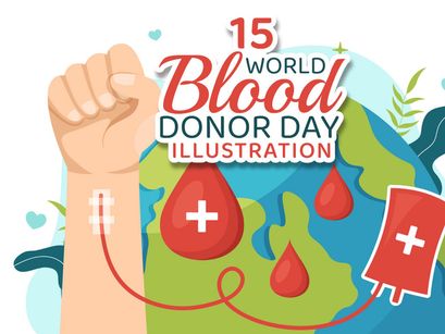 15 World Blood Donor Day Illustration