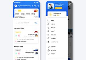 Taxi Booking Or Car Rental Mobile App UI Kit