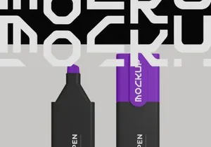 Highlighter Pen Mockup