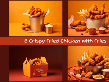Crispy Fried Chicken with Fries preview picture