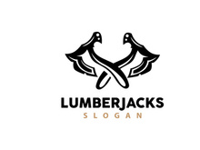 Axe Logo Simple Design Illustration Symbol Template