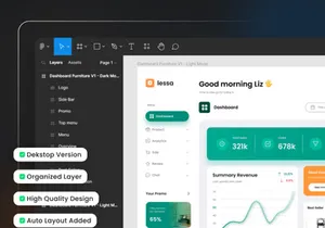 Lessa - Furniture Dashboard Design