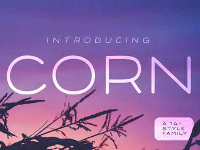 Corn Font Freebie
