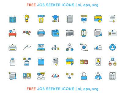 Free Job Seeker Icons