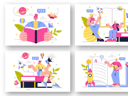 8 Creative Storytelling Process Illustration