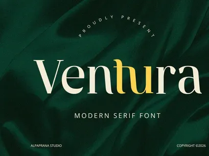 Ventura - Fonte Serifada