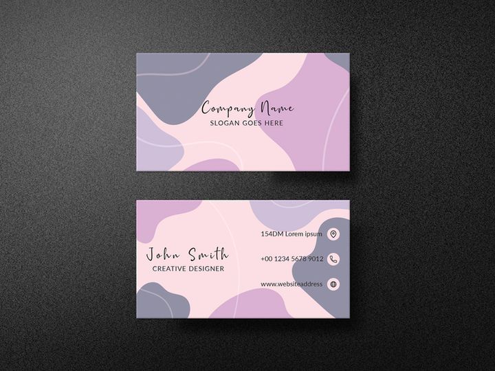 Abstract Business Card
