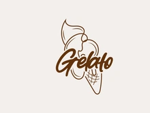 Ice Cream Logo, Vector Fresh Sweet Soft Cold Food Design