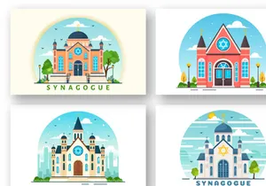 10 Synagogue Building Illustration