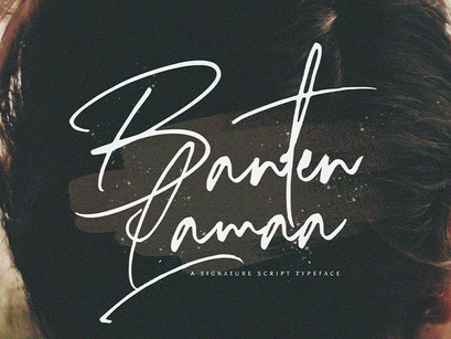 Banten Lama - Signature Script Font