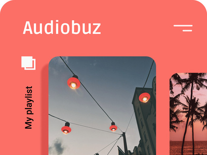 Audio Buzz Music App Concept