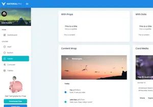 MaterialPro Free Vuetify Admin Dashboard Template