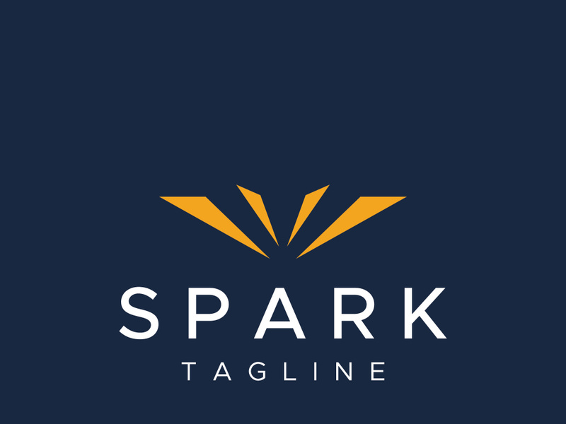 Colorful fireworks splash abstract logo design