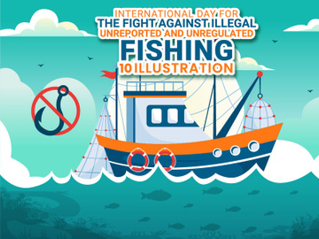 10 Day for the Illegal Against Fishing Illustration preview picture