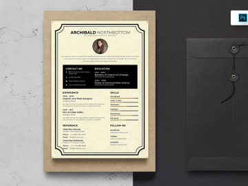 Resume CV Template-67 preview picture