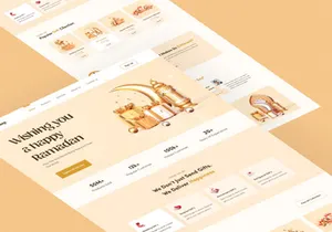 Gift Shop - Landing Page Design 🎁