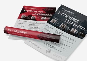 E-commerce Schedule Poster Template