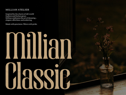 Rourque Hollowrail | Vintage Modern Serif