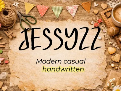JESSYZZ – Modern Casual Handwritten Font - (OTF-TTF)