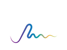 Sound waves vector illustration design template