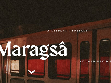 Maragsâ — a display typeface [FREE] preview picture