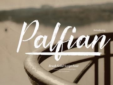 Palfian | Brush Solid Script preview picture