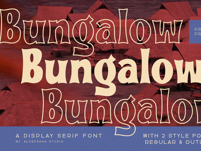 Bungalow - Display Font