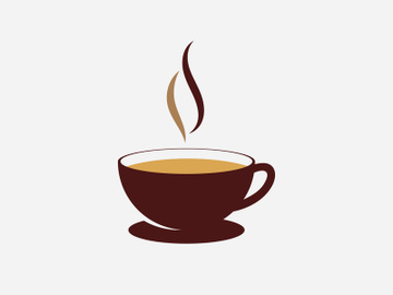 Coffee cup Logo  coffee shop vector icon design preview picture