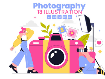 13 Photography Vector Illustration preview picture