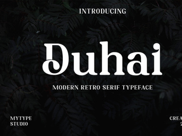 Duhai - Serif Font preview picture