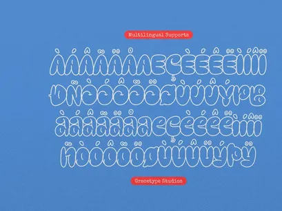 Crustte Bubbly | Hand Drawn Bubble Display