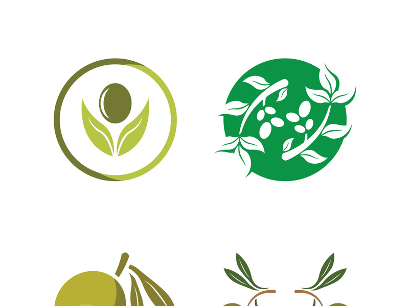 olive icon vector illustration design template