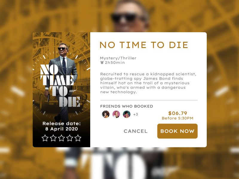 movie booking page