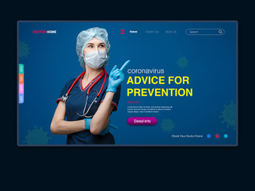 Doctor Home Landing Page preview picture