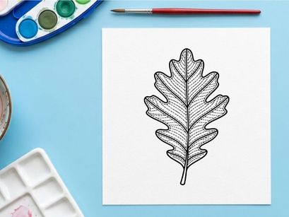 Ilustración detallada de hojas para diseño botánico. Dibujo artístico de la naturaleza para proyectos con temática ecológica.