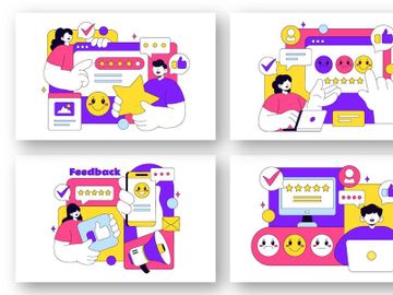 10 Customer Feedback Illustration preview picture