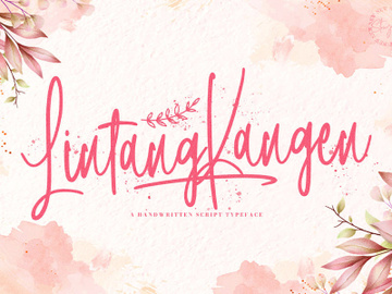 Lintang Kangen - Handwritten Font preview picture