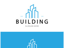 Building logo vector illustration design,Real Estate logo template, Logo symbol icon