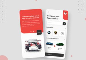 Car Comparison App Design