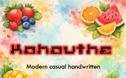 Kohouthe – Modern Casual Handwritten Font (TTF)