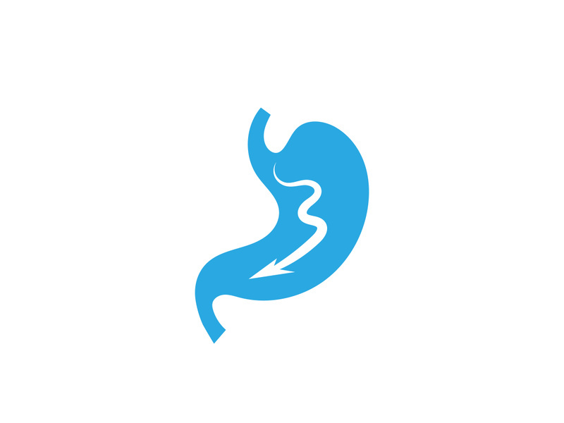 Stomach care icon designs concept illustration