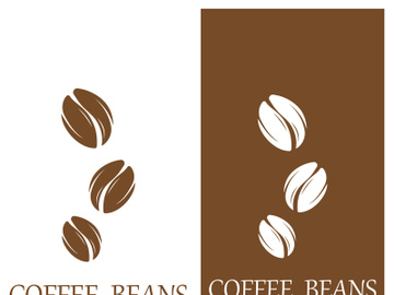 Premium coffee bean logo design. preview picture