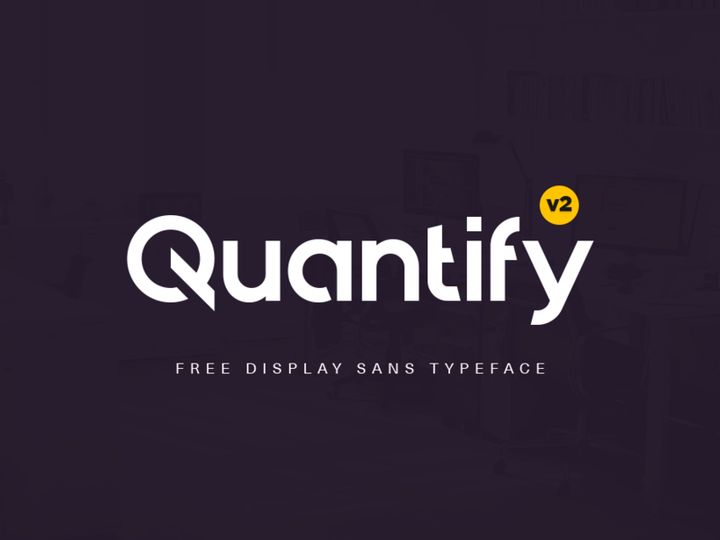 Quantify v2 Free Typeface